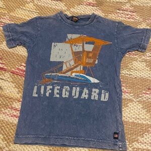Charlie Rocket Blue Lifeguard Tee